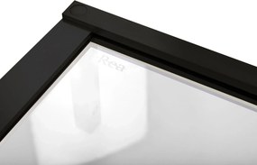 Душ кабина REA Hugo Double Black 80x80