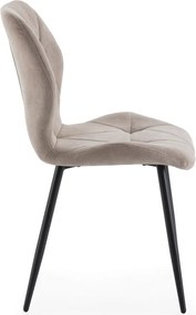 Бежови трапезни столове в комплект от 4 броя Luna - Marckeric