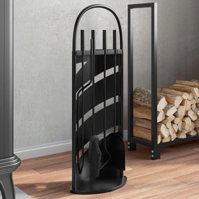 Sonata H Комплект инструменти за камина от 5 части 23x15x66 см стомана