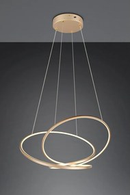 LED затъмняващо се висящо осветително тяло златно Darvin – Trio