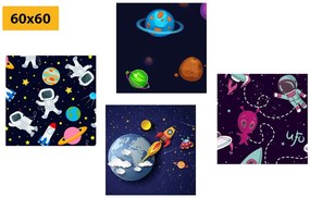 Комплект картини – Космически свят