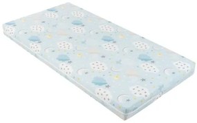 KIKKA BOO Матрак FANTASIA PLUS 60/120/6 см CLOUDS BLUE