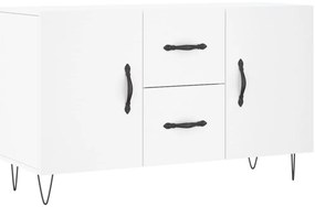 828164 vidaXL Сайдборд, бял, 100x36x60 см, инженерно дърво