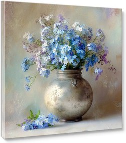 Печатна върху платно картина 32x32 cm Forget-me-not – Styler