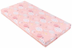 KIKKA BOO Матрак FANTASIA PLUS 60/120/8 см CLOUDS PEACH