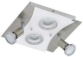 Briloner 3582-042 - LED таванно осветително тяло RIPOSO 2xLED/5W/230V + 2xGU10/3