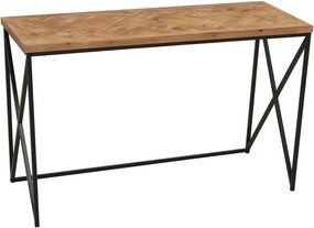 Конзолна маса от масивна ела в естествен цвят 48x120 cm Kickford – Premier Housewares