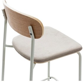 Бар столове в комплект от 2 броя в бежово-натурален цвят (височина на седалката 66 см) Adriana - Marckeric