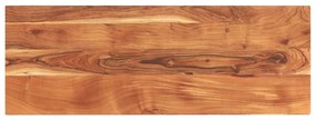 370922 vidaXL Плот за маса, 140x50x2,5 см, правоъгълен, акация масив