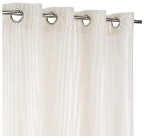 Бежова завеса със смес от лен 140x260 cm Fifties – Casa Selección