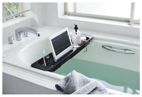 Черен регулируем рафт за вана Tower - YAMAZAKI