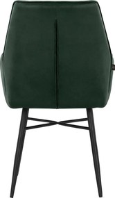 Зелени тапицирани трапезни столове в комплект 2 бр. Anzo – Støraa