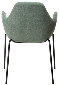 Светлозелен стол от плат букле Zimmer – DAN-FORM Denmark