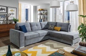 Ъглов диван Parma-Right-Gkri Skouro