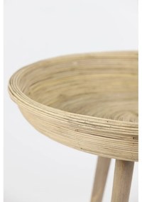 Ратанови кръгли странични масички в комплект от 2 бр. ø 56 cm Colon – Light &amp; Living