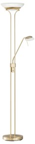 LED затъмняваща се подова лампа златна (височина 182 cm) Pool – Fischer & Honsel