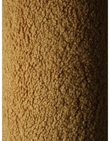 Кафяв детски пуф от букле Round – Wigiwama