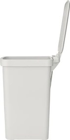 Кош за боклук с педал Brabantia StepUp 1008480, 16 л, Екологични материали, Голям отвор, Светлосив