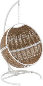 Висящо кресло Hesperide Orbiana, Таупе/Бяло