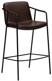 Тъмнокафяв бар стол от изкуствена кожа, височина 105 cm Boto - DAN-FORM Denmark