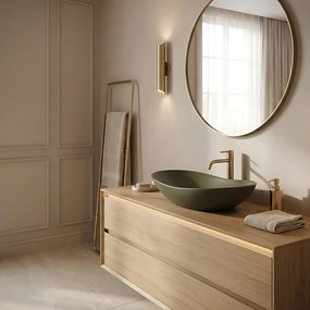 Умивалник за плот Rea Royal Olive Matt