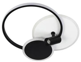 LED Димируема лампа LED/65W/230V 3000-6500K бял/черен + дистанционно управление