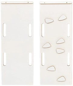 Бяла катерушка от масивен бор 39x75x38 cm Montessori – Meowbaby