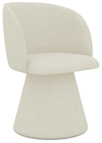 Кремав тапициран трапезен стол Maia – Makamii