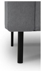 Тъмносив ъглов диван (десен ъгъл) Hero – Scandic