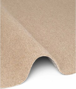 Ръчно изработен вълнен кръгъл килим в естествен цвят ø 200 cm Puristic Knots – Elle Decoration