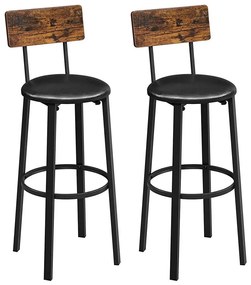 Баров стол AVEN кафяв/черен