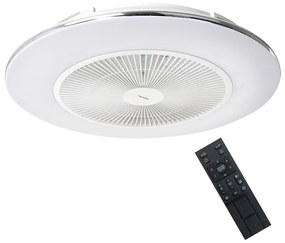 LED Димируема лампа с вентилатор ARIA LED/38W/230V бяла + д.у.