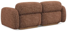 Оранжев/кафяв модулен диван 190 cm Ailani – Makamii