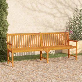 316613 vidaXL Градинска пейка, 219 cм, акациево дърво масив