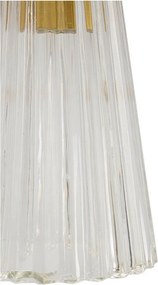 Стъклена стенна лампа в златист цвят Prague – Mauro Ferretti