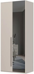 Ντουλάπα Phantom δίφυλλη με καθρέπτη