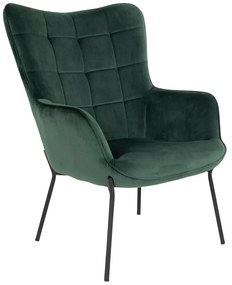 Фотьойл от зелено кадифе Glasgow - House Nordic