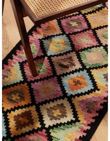 Двустранна/ръчно изработена вълнена пътека 60x190 cm Kamal Zara – Nouristan