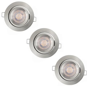 Osram - Комплект от 3 димируеми вградени LED осветителни тела LED/4,9W/230V