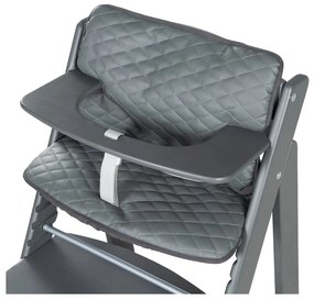 Сива постелка за стол за хранене Luxe - Roba