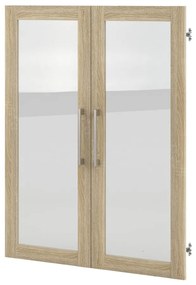 Компонент - врата от дъбов декор в естествен цвят 84x105 cm Prima – Tvilum