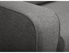 Сив разтегателен диван 160 cm Come – Bobochic Paris