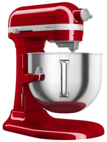Планетарен миксер KitchenAid Artisan 5KSM70SHXEER, 375 W, 6.6 л, 10 скорости, Повдигане на купата, Червен