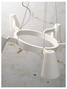 Бяла висяща лампа за 5 крушки Biarritz - it's about RoMi