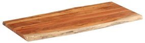370649 vidaXL Плот за маса, 140x60x3,8 см, правоъгълен, акация масив, жив ръб
