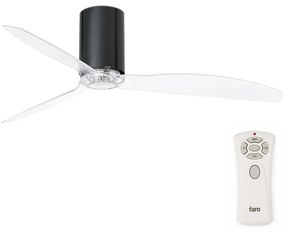 FARO 32040 - Таванен вентилатор MINI TUBE FAN с дистанционно управление черен