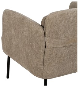 Бежово шенилово кресло Bind – Ixia