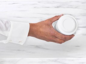 Кутия за аксесоари за баня Brabantia MindSet Mineral 1005687, Противоплъзгаща основа, Минерално покритие, Бял