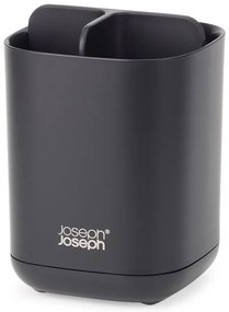 Черна пластмасова чаша за четки за зъби EasyStore – Joseph Joseph