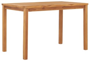 49360 vidaXL Градинска трапезна маса, 120x70x77 см, тик масив